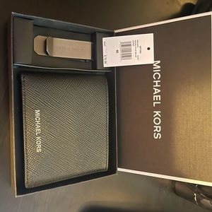 Michael kors wallet and money clip
